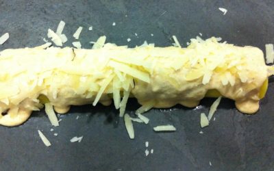 Canelons d’aus amb beixamel de foie