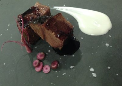 Galta de vedella amb rave