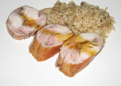 Llom de conill amb Rissotto de conill