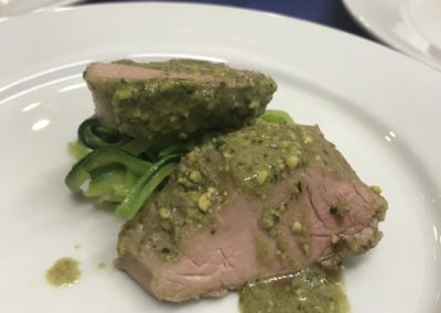 Filet de porc amb pesto